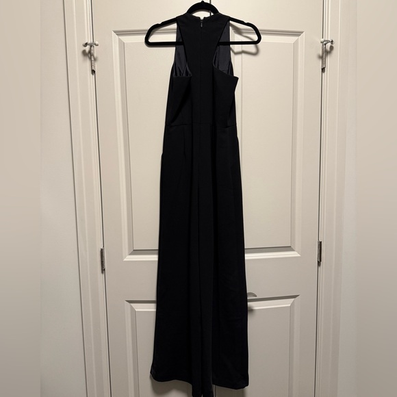 BCBG Black Mesh Jumpsuit Romper w/ Pockets - Picture 2 of 2